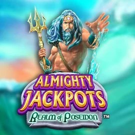 Almighty Jackpots – Realm of Poseidon logo by Novomatic RivO Casino