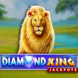 Diamond King Jackpots online game logo by SpinPlay Games on rivokasino.com.se
