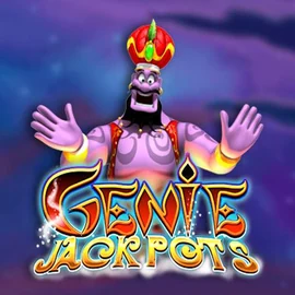 Try Genie Jackpots slot by Blueprint Gaming on rivokasino.com.se – logo image