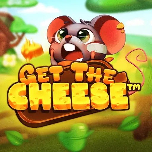 Get The Cheese slot logo by Hacksaw Gaming at RivO Casino