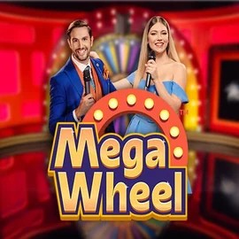 Mega Wheel online game logo by Pragmatic Play on rivokasino.com.se