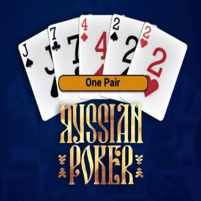 Russian Poker slot icon by OneTouch Games, available at RivO Casino