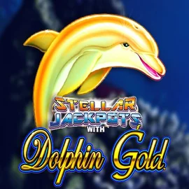 Dolphin Gold with Stellar Jackpots casino game by Lightning Box Game – featured logo at RivO Casino